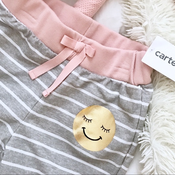 Carter's Girls Striped Jogger Pants - Picture 2 of 6